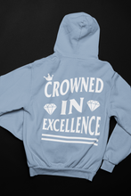 Load image into Gallery viewer, “Crowned In Excellence” Hoodie - Carolina Blue