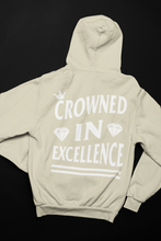 Load image into Gallery viewer, “Crowned In Excellence” Hoodie - Cream