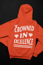 Load image into Gallery viewer, “Crowned In Excellence” Hoodie - Orange